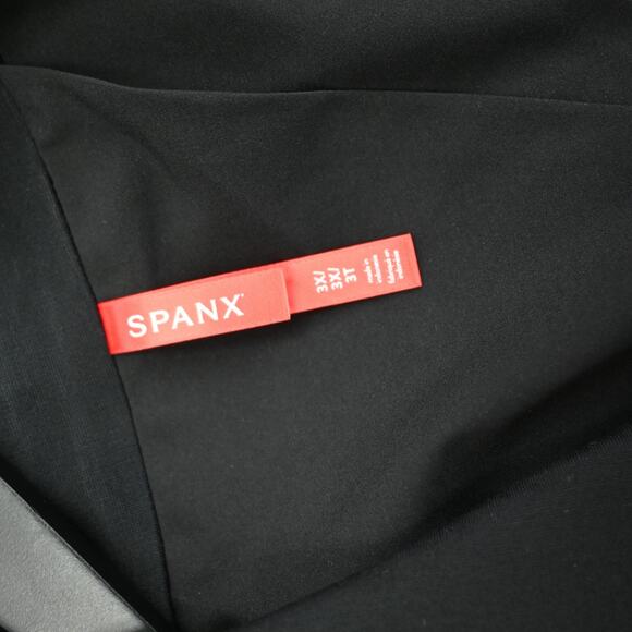 Spanx Classic Black Perfect Asymmetrical Tailored Blazer Size 3X 20773R - Picture 4 of 9